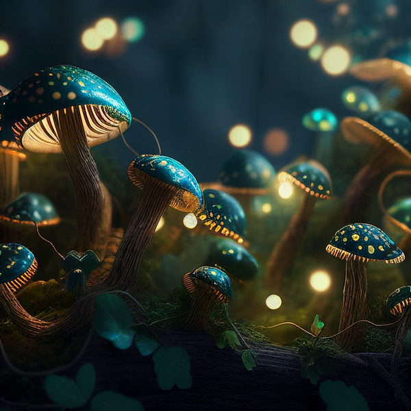 Unlocking the Quantum Connection: Shiitake Mushrooms, Amethyst, and the Third Eye Chakra