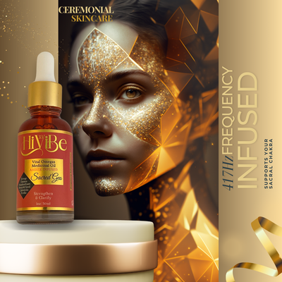 "Sacred Geo" Soothing Medicinal Oil for Red, Sensitive Skin